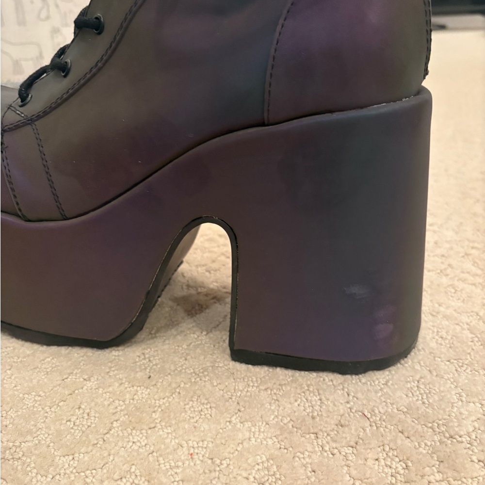 Demonia Camel 203 Multi Reflective Platform Boots - image 7